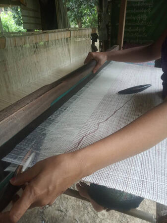 Handspun Cotton Weaving